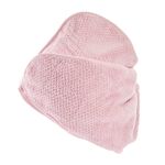 NICOLE DAY WAFFLE PINK Hair Turban
