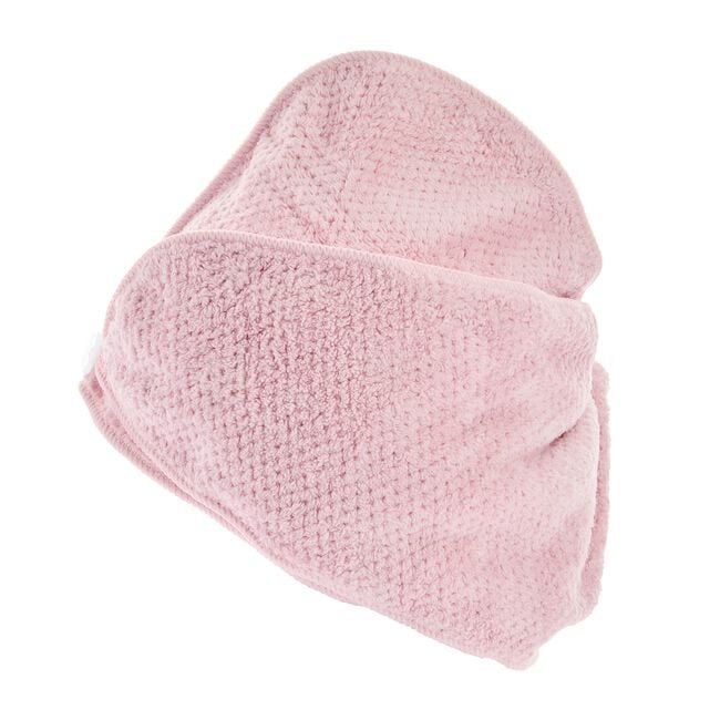 NICOLE DAY WAFFLE PINK Hair Turban