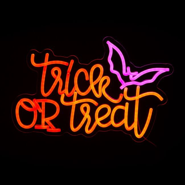Trick or Treat Halloween Neon Light