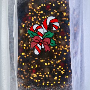 Candy Cane Window Sticker