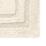 COTTON BORDER IVORY 50x80 Bath Mat