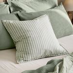 HEBDEN STRIPE EUCALYPTUS 55X55 Cushion