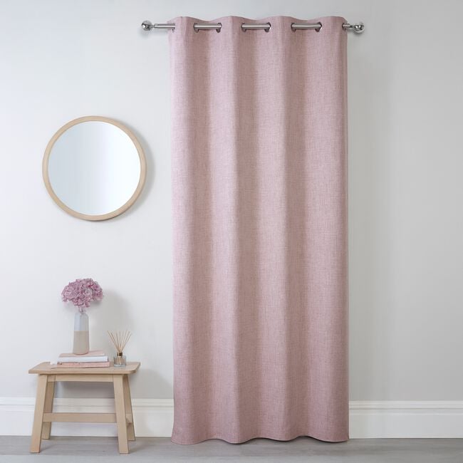 HACKNEY BLACKOUT BLUSH 135x240cm Curtain Panel 