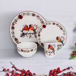 Love Christmas Robin Large Plate