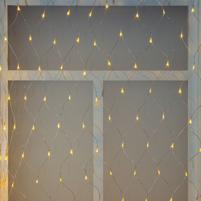 180 Warm White Ultra Bright LED Chaser Net Lights