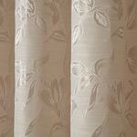 FLORAL JACQUARD SAND 66x 54 Curtain