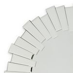Sunburst Bevel Round Mirror 60cm 