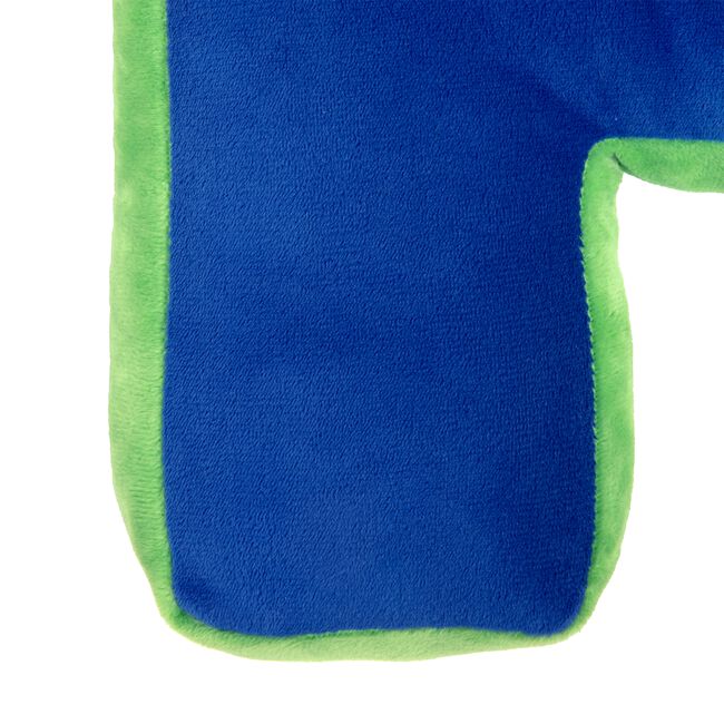 LETTER F Cushion Blue/Green