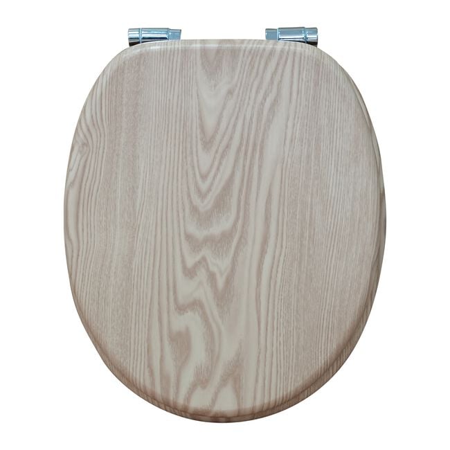 Bamboo Effect Slow Closing Toilet Seat