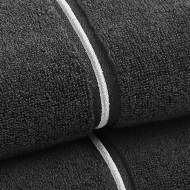 HOTEL LUXURY COMBED 750GSM BLACK 70x130 Bath Towel