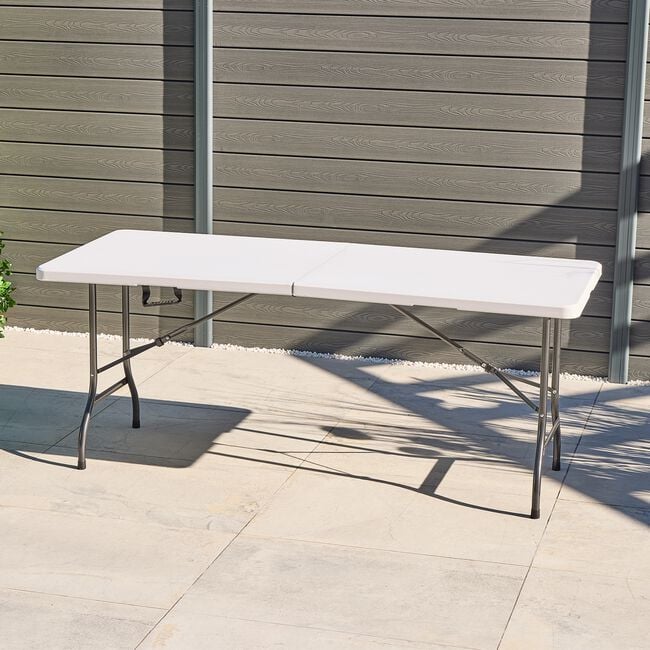 White Folding Table 1.8M