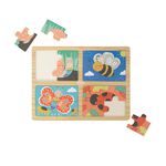 Learn & Play 4 in 1 Wooden Jigsaw
