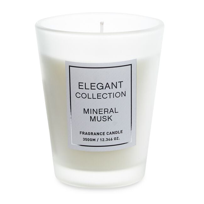 Elegant Collection Candle 350g -  Mineral Musk