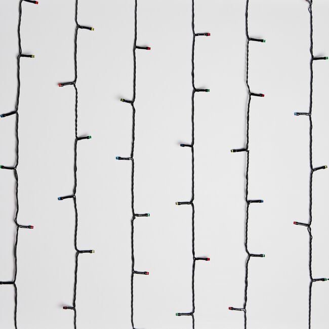 200 MULTICOLOUR Outdoor Led Timer Lights