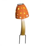 48cm Metal Mushroom Solar Garden Stake