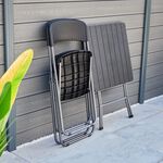 Lille 3 Piece Folding Bistro Garden Furniture Set