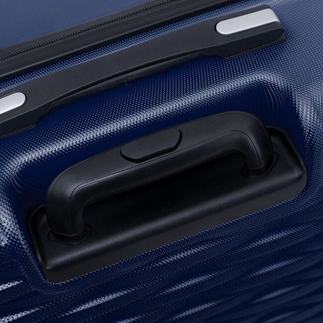 LARGE Lightweight Hardshell Luggage - Navy Blue