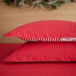 Candy Stripe Santa Oxford Pillowcase Pair