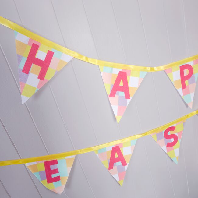 Blossom Lane Spring Blocks Easter Bunting