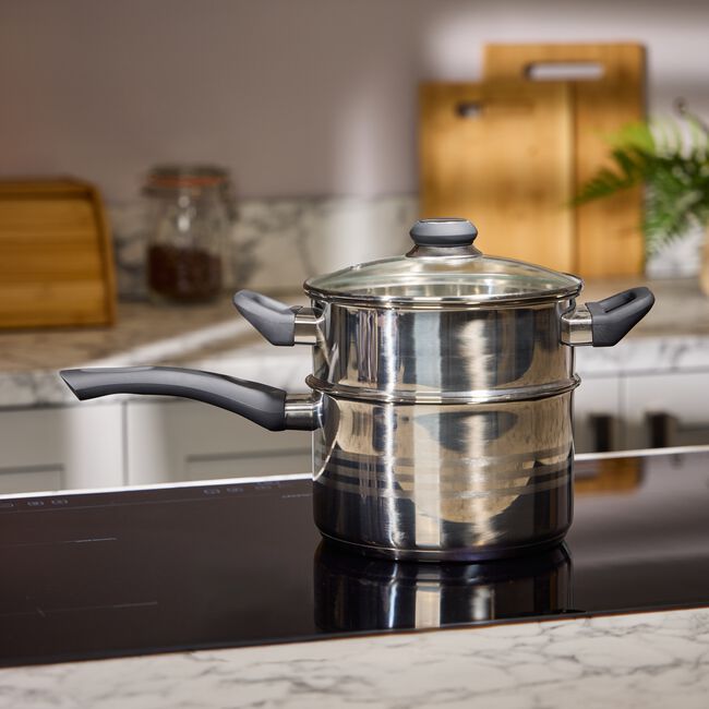 Cuisine 2 Tier Food Steamer Pot Set 20cm