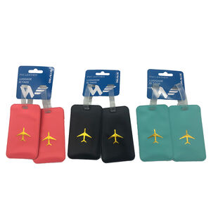 Luggage ID Tags PVC Leather 