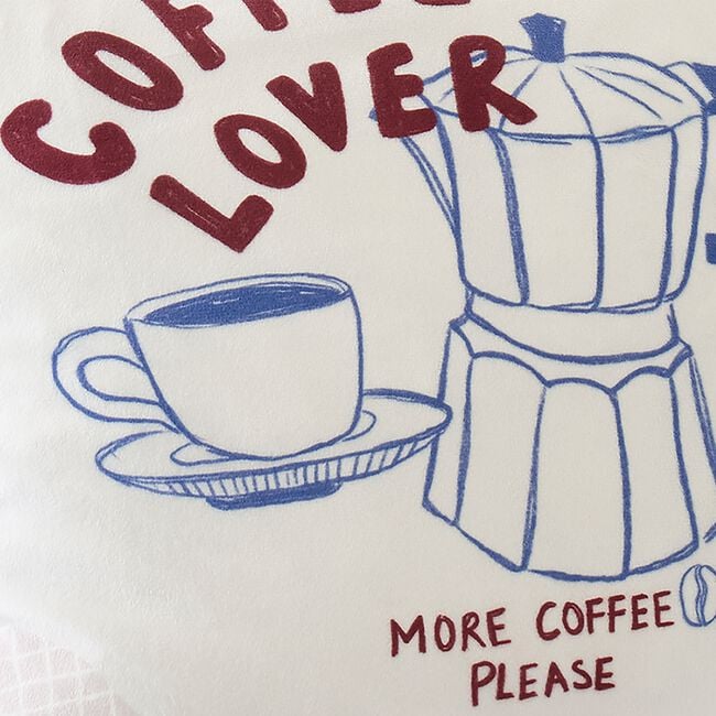 Fusion Coffee Club Cushion 43cm x 43cm
