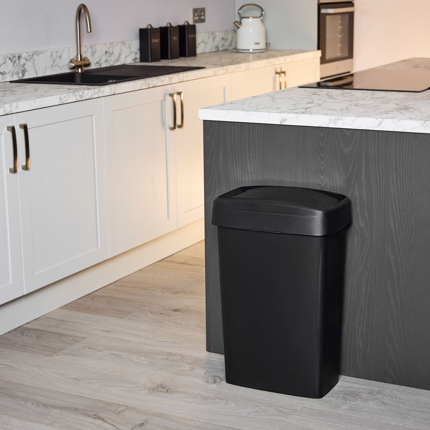 50L EZY Storage Rectangle Slim Swing Lid Bin - Home Store + More