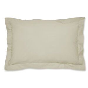 Luxury Percale Oxford Pillowcase Pair - Natural