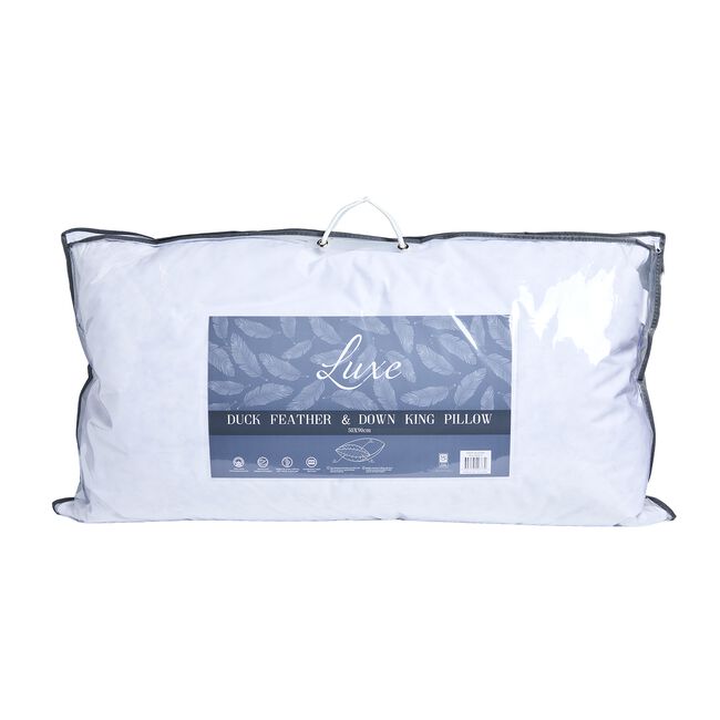 Luxe Duck Feather & Down King Pillow