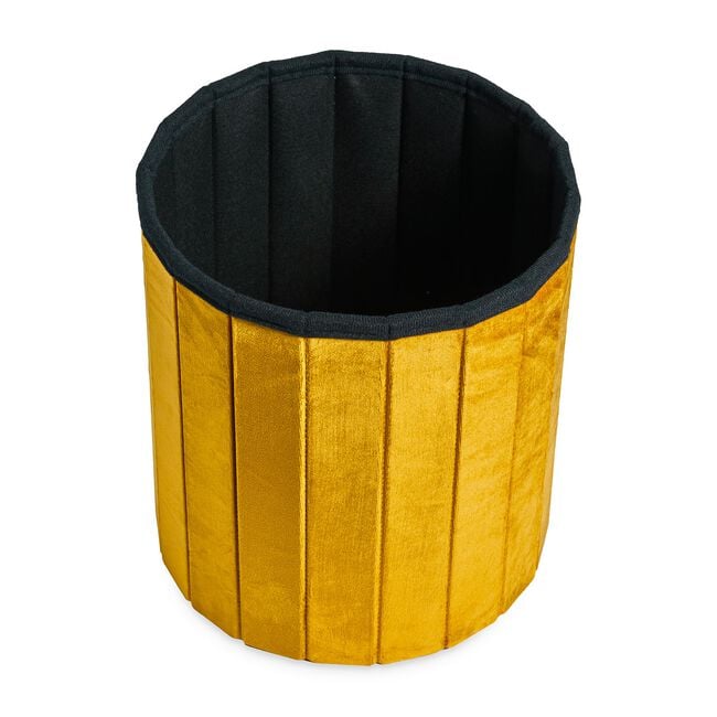 Lion Folding Ottoman - Yellow