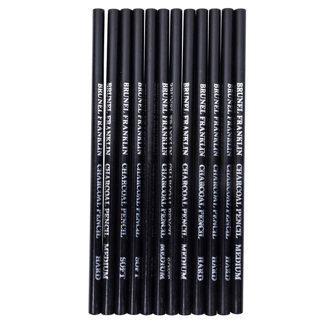 12 Pack Pencils / Watercolour / Charcoal / Pastels