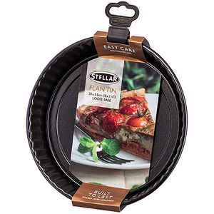 Stellar Non-Stick Fluted Flan Dish 20x3.5cm