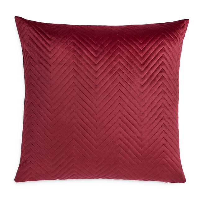 TRIANGLE STITCH MARSALA 58x58 Cushion