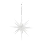 Glitter Icicle Star Tree Decoration - White