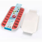 Lekue Ice Cube Tray With Lid - Red 