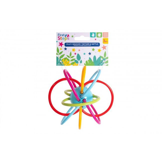 First Steps Sensory Teether & Rattle