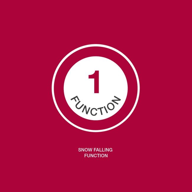 720 Warm White Snow Falling Icicle Lights