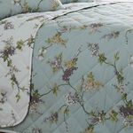 Wisteria Bedspread 200cm x 220cm - Duck Egg