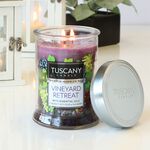 Tuscany Triple Pour Candle Vineyard Retreat 18oz