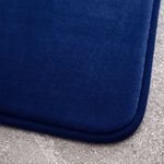 ANTI-BACTERIAL MEMORY FOAM NAVY Bath Mat