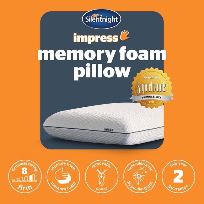 Silentnight Impress Deluxe Firm Memory Foam Pillow