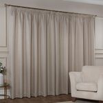 PENCIL PLEAT DUCHESS GOLD 66x54 Curtain