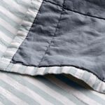 YARD HEBDEN STRIPE MINERAL / DENIM BLUE 150x200cm Bedspread 