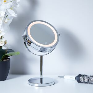 Visage LED Chrome 5X Cosmetic Mirror