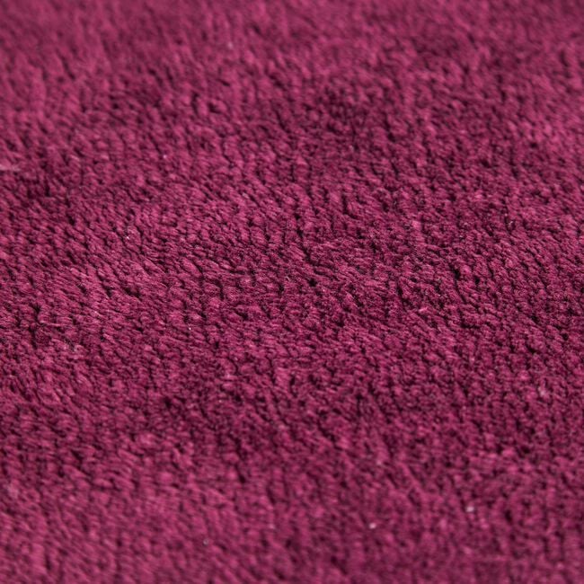 COTTON PLAIN DYE CRIMSON 2PCE  Bathroom Set