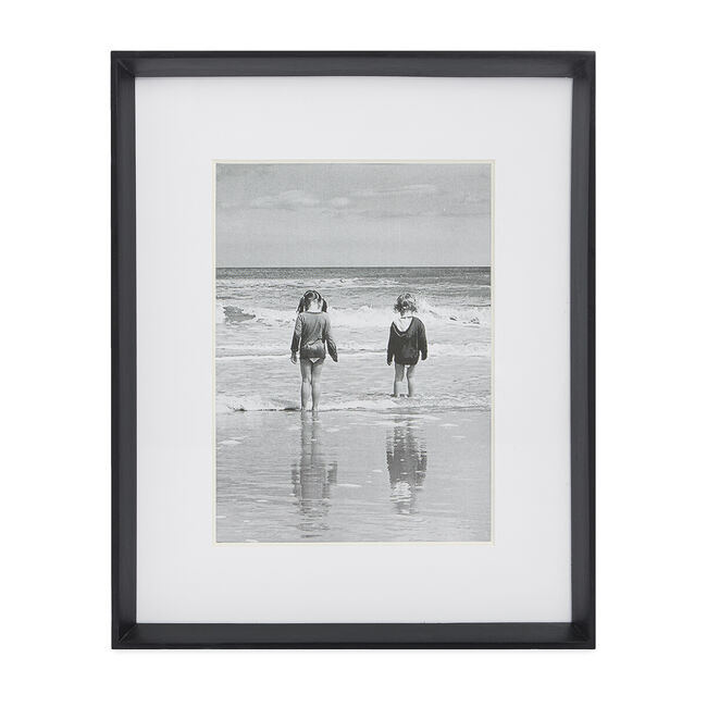 5x7" REINE BLACK Wood Bevelled Frame