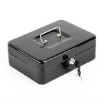 Cash Box Safe Black