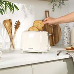 SALTER RETRO CREAM 2 Slice Toaster