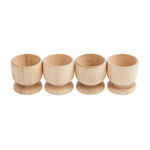 Apollo Egg Cups 4 Pack - Beech