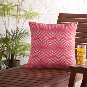 Indoor Outdoor Zag Rust Cushion
